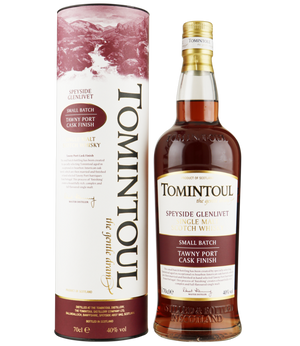 Tomintoul Tawny Port Cask Finish Proof 80 Scotch Whisky | 700ML at CaskCartel.com