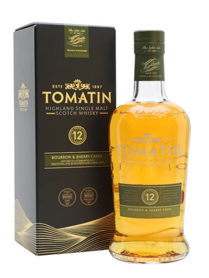 Tomatin 12 Year Old Bourbon & Sherry Casks Highland Single Malt Scotch Whisky | 700ML at CaskCartel.com