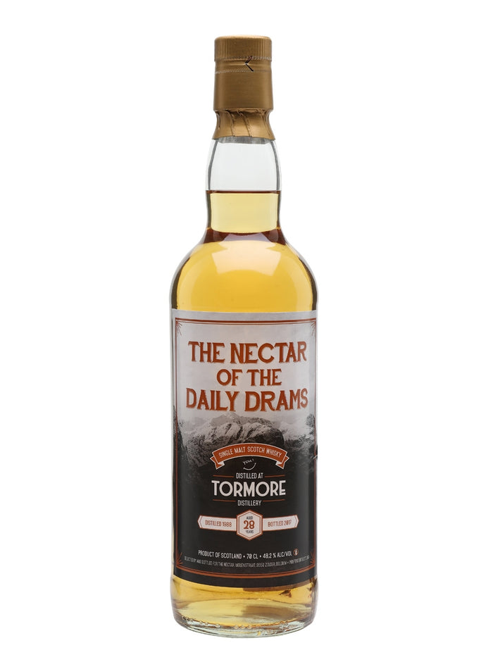 Tormore 1988 28 Year Old Daily Dram Speyside Single Malt Scotch Whisky | 700ML