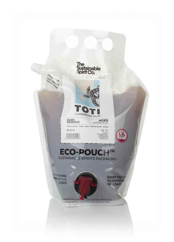 Toti Dark Rum Eco-Pouch (The Sustainable Spirit Co.) Caribbean Rum | 2.8L