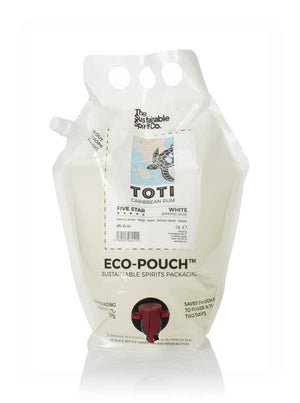 Toti White Eco-Pouch (The Sustainable Spirit Co.) Caribbean Rum | 2.8L at CaskCartel.com