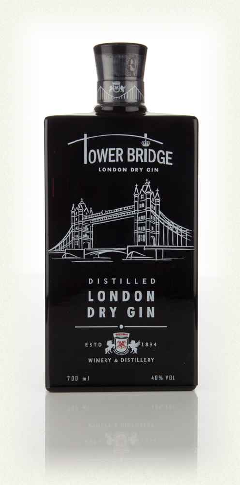 Tower Bridge (black) London Dry Gin | 700ML at CaskCartel.com