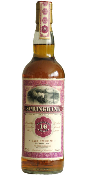 Springbank 1993 Jack Wiebers Whisky World 16 Year Old at CaskCartel.com