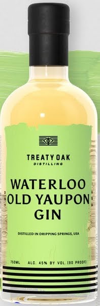 Treaty Oak Waterloo Old Yaupon Gin