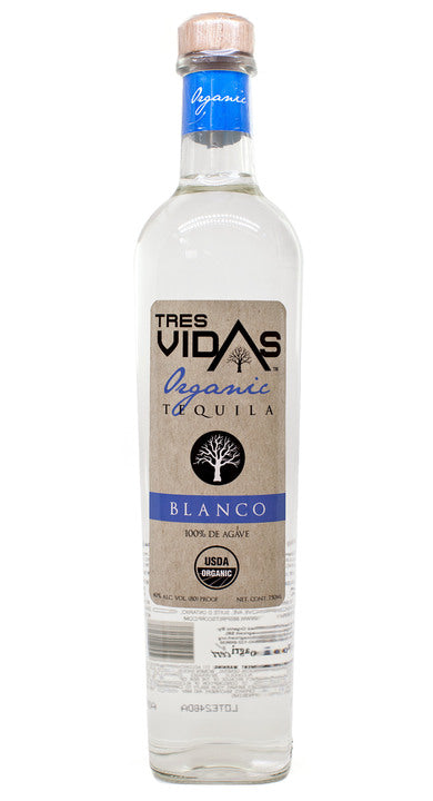 Tres Vidas Organic Blanco Tequila