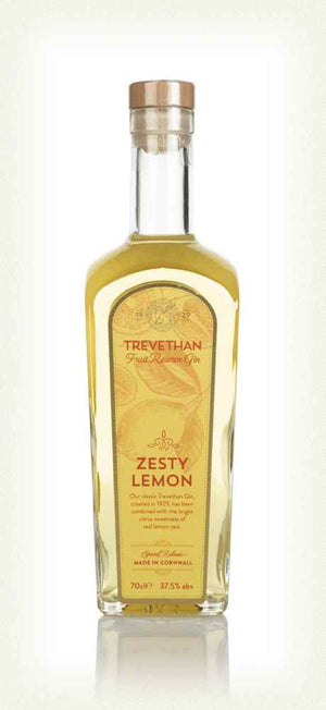 Trevethan Zesty Lemon Flavoured Gin | 700ML at CaskCartel.com