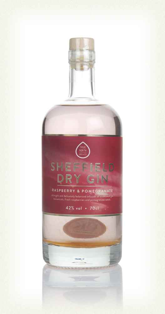 True North Raspberry & Pomegranate Sheffield Dry Flavoured Gin | 700ML