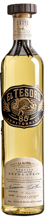 El Tesoro 85th Anniversary Extra Anejo Tequila | Bookers 30th Anniversary Edition 2022 at CaskCartel.com