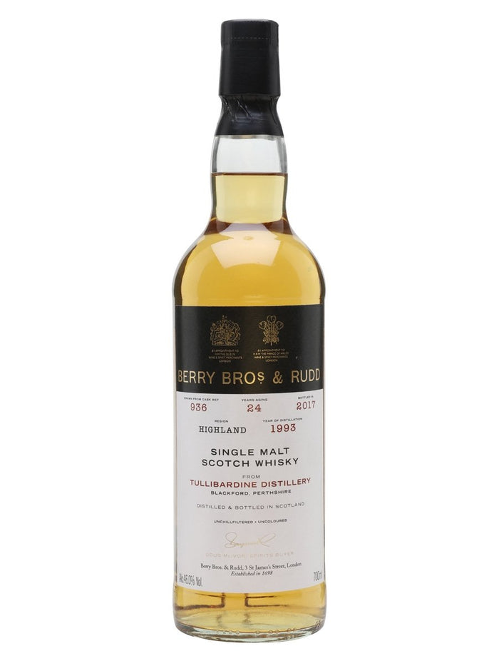 Tullibardine 1993 24 Year Old Berry Bros & Rudd Highland Single Malt Scotch Whisky | 700ML