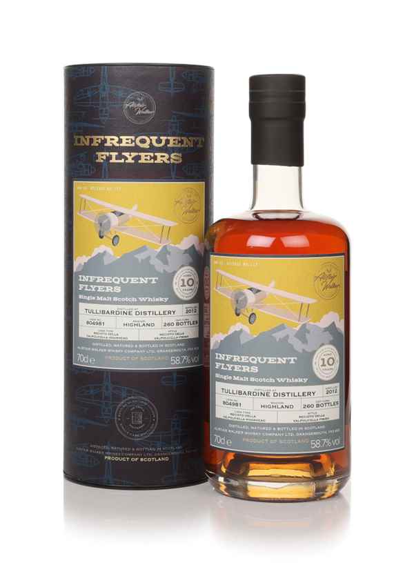 Tullibardine 10 Year Old 2012 (cask 804981) - Infrequent Flyers (Alistair Walker) Scotch Whisky | 700ML