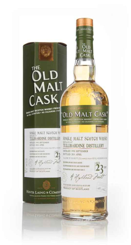 Tullibardine 23 Year Old 1990 (cask 10453) - Old Malt Cask (Hunter Laing) Scotch Whisky | 700ML at CaskCartel.com