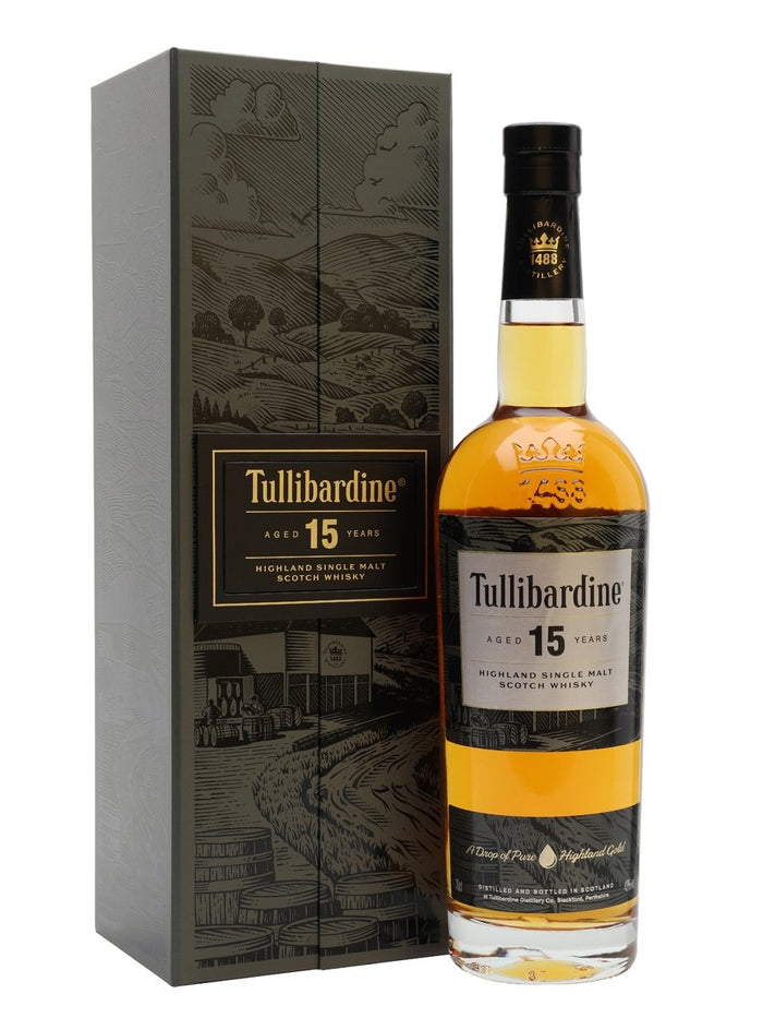 Tullibardine 15 Year Old Highland Single Malt Scotch Whisky | 700ML