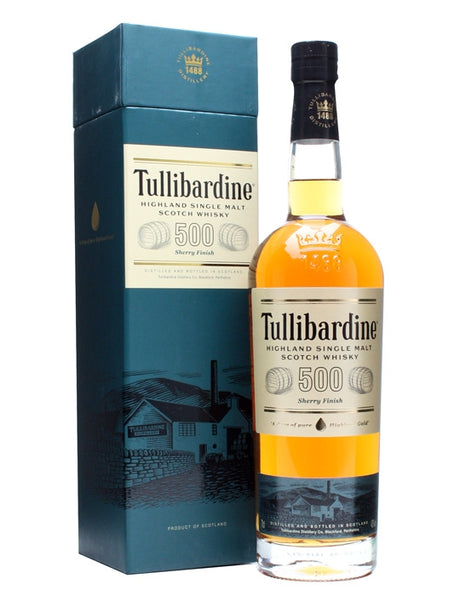 Tullibardine 500 Sherry Finish Highland Single Malt Scotch Whisky | 700ML at CaskCartel.com
