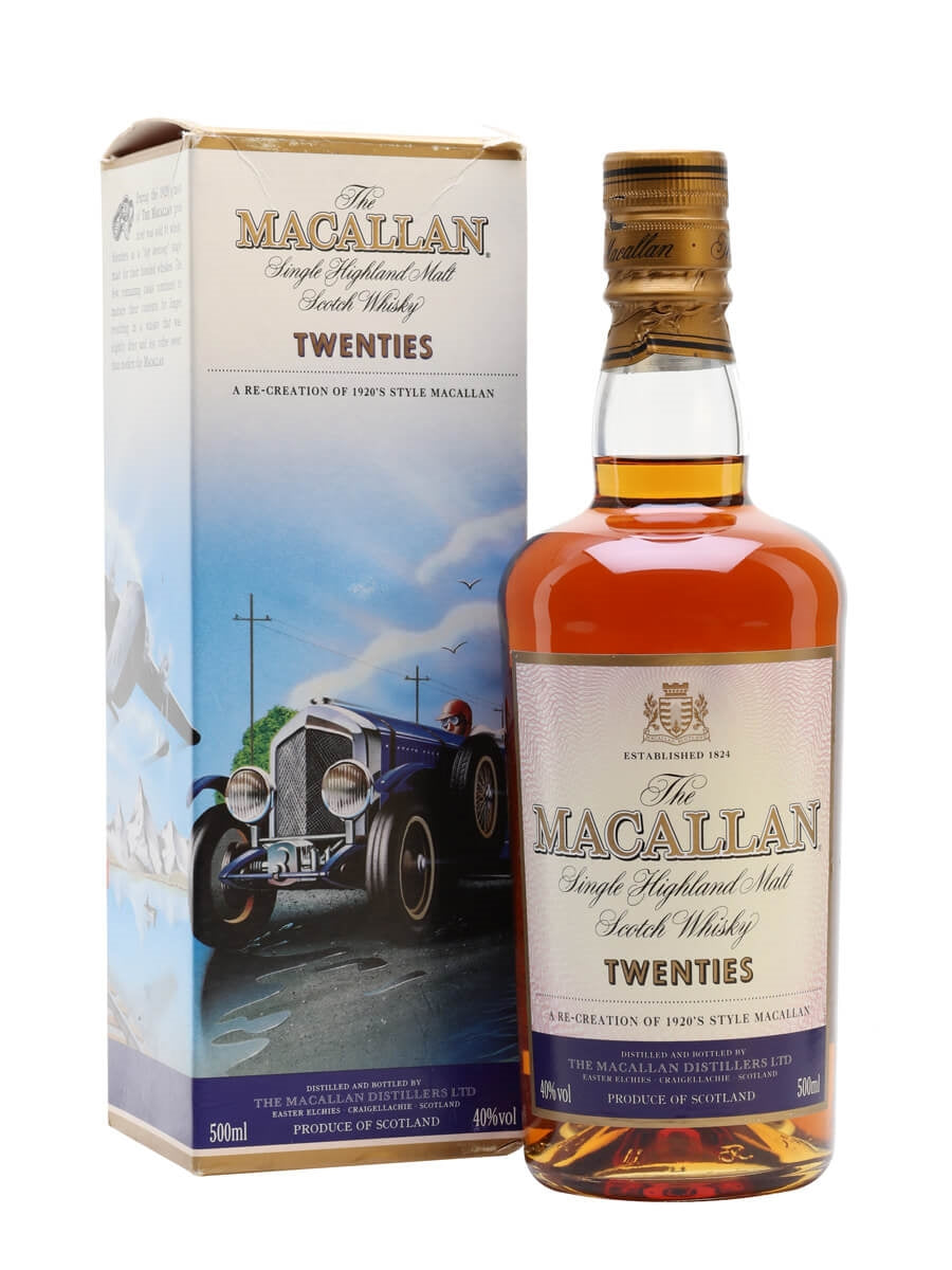 The Macallan Twenties 500ml 40% 1920’s Macallan Travel Series Decades Twenties 1920s 500ml 40%
