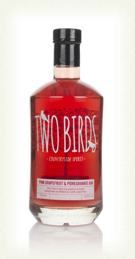 Two Birds Pink Grapefruit & Pomegranate Flavoured Gin | 700ML