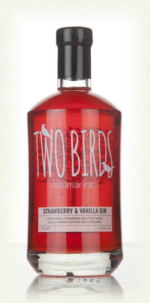 Two Birds Strawberry and Vanilla Flavoured Gin | 700ML at CaskCartel.com