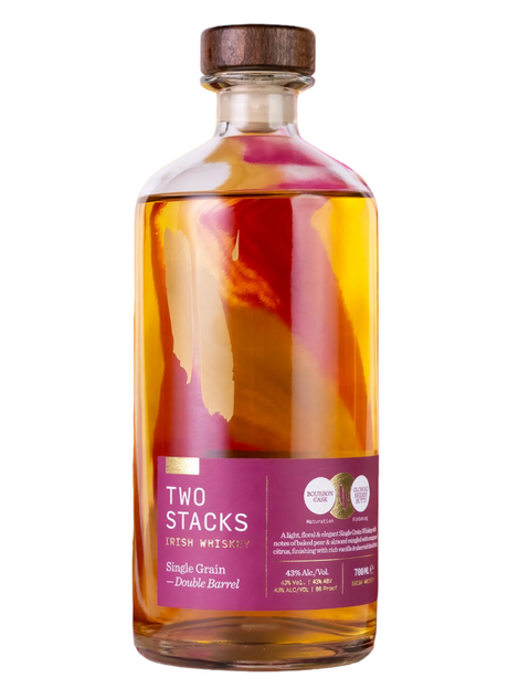 Two Stacks Single Grain - Double Barrel Irish Whiskey | 700ML at CaskCartel.com