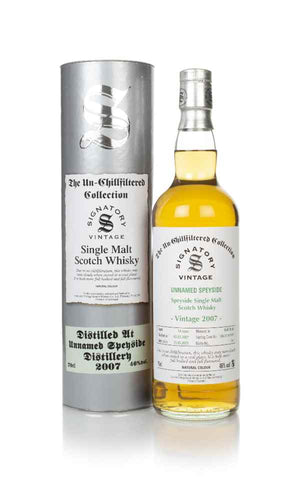 Unnamed Speyside 14 Year Old 2007 (cask DRU17/A190#9) - Un-Chillfiltered Collection (Signatory) Scotch Whisky | 700ML at CaskCartel.com