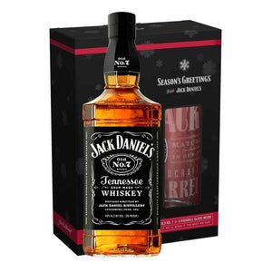 Jack Daniel's Old No.7 Tennessee With HighBall Glass Whiskey - CaskCartel.com