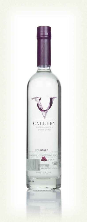 V Gallery Grape Flavoured Vodka | 500ML at CaskCartel.com