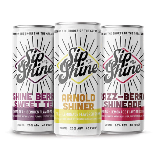 Sip Shine 3-Pack Tasting Bundle | Includes (3) 4-Pack 200ml Cans