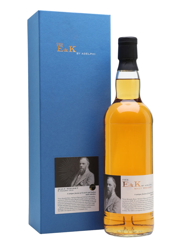 The E&K 5 Year Old Malt Whisky Indian & Scotch Fusion Blended Malt Scotch Whisky | 700ML