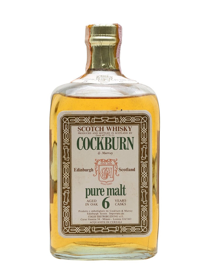 Cockburn & Murray 6 Year Old Pure Malt Bot.1970s Blended Malt Scotch Whisky | 700ML