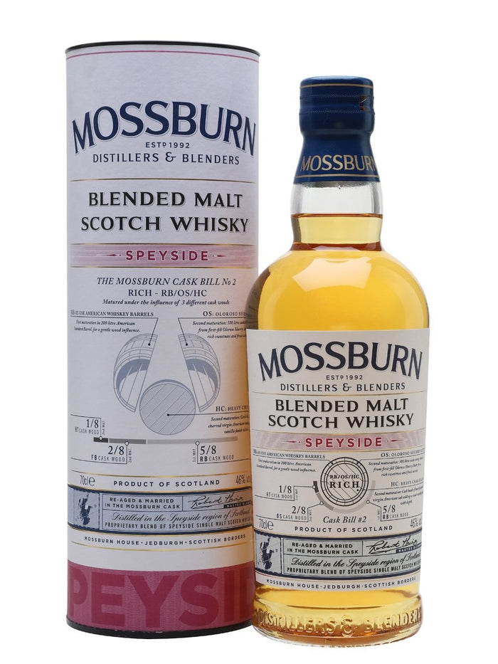 Mossburn Speyside Blended Malt Blended Malt Scotch Whisky | 700ML
