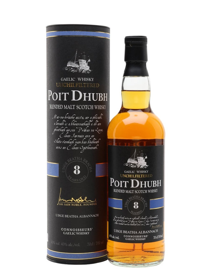 Poit Dhubh 8 Year Old Blended Malt Scotch Whisky | 700ML