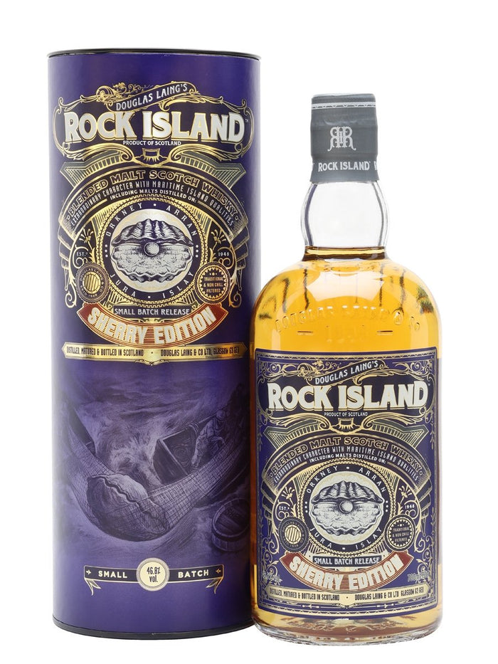 Rock Island Sherry Limited Edition Douglas Laing Blended Malt Scotch Whisky
