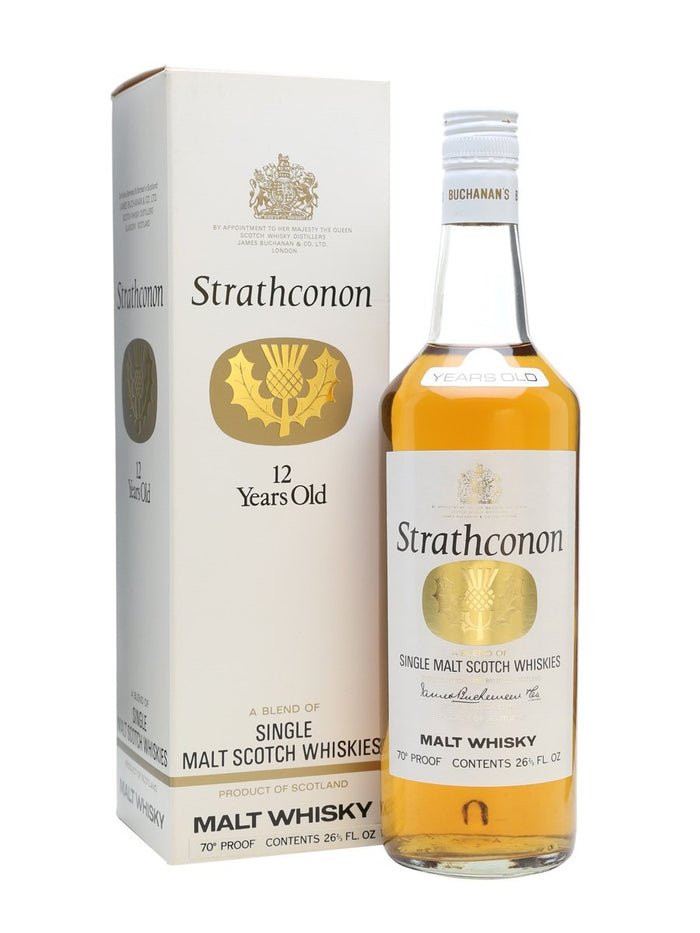 Strathconon 12 Year Old Bot.1970s Blended Malt Scotch Whisky | 757ML