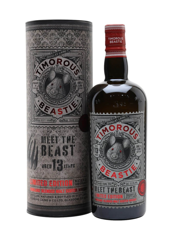 Timorous Beastie 13 Year Old 'Meet The Beast' Highland Blended Malt Scotch Whisky | 700ML