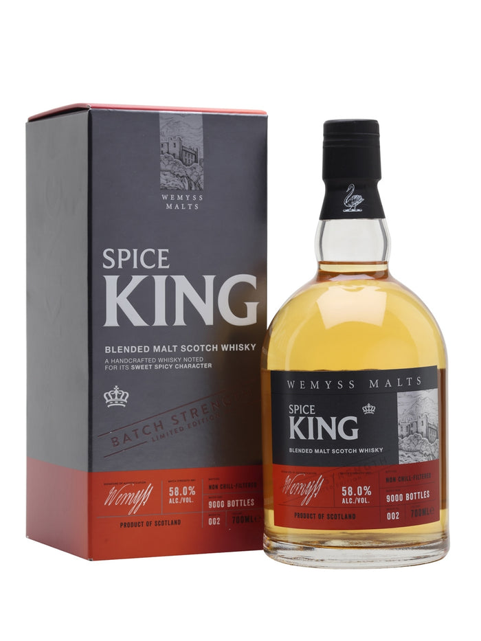 Wemyss Spice King Cask Strength Batch No 002 Blended Malt Scotch Whisky | 700ML