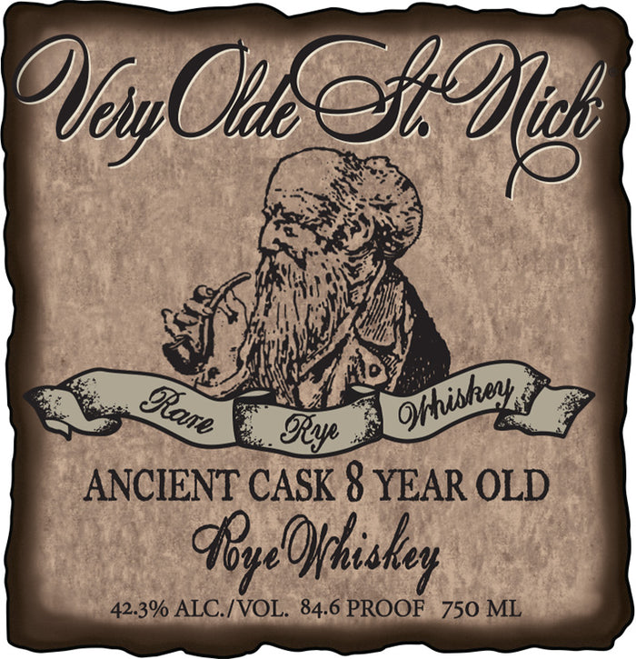 Very Olde St. Nick Ancient Cask 8 Year Old Rye Whiskey