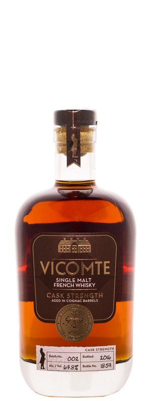 Vicomte Cask Strength Single Malt French Whiskey - CaskCartel.com