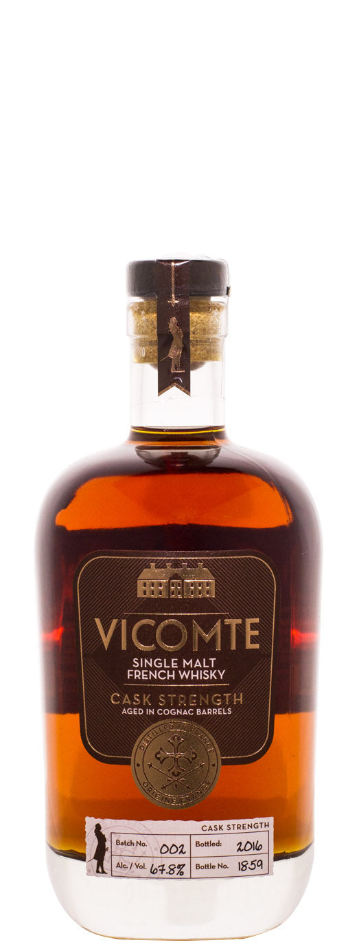 Vicomte Cask Strength Single Malt French Whiskey