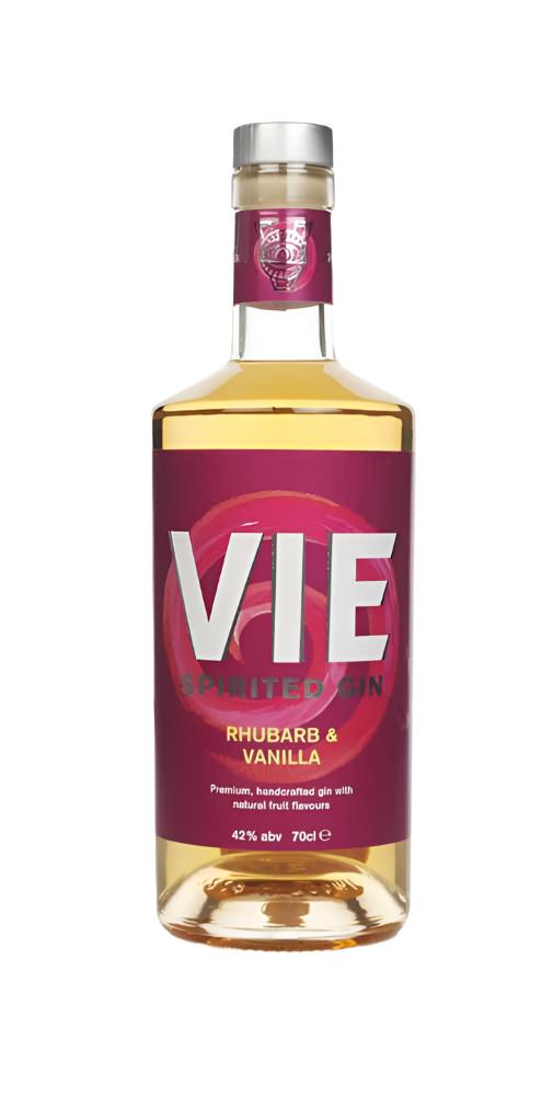 VIE Rhubarb & Vanilla Flavoured Gin | 700ML at CaskCartel.com