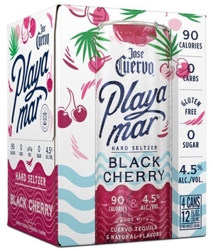 Jose Cuervo | Playamar Black Cherry Tequila Hard Seltzer (4) Pack Cans