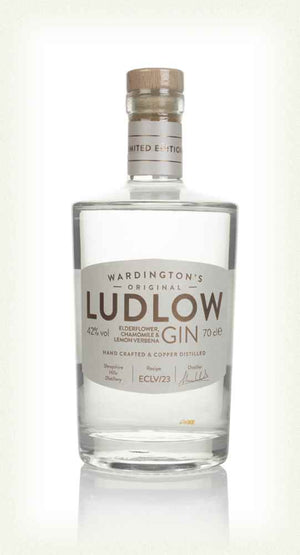 Wardington's Ludlow Gin - Elderflower, Chamomile & Lemon Verbena Flavoured Gin | 700ML at CaskCartel.com