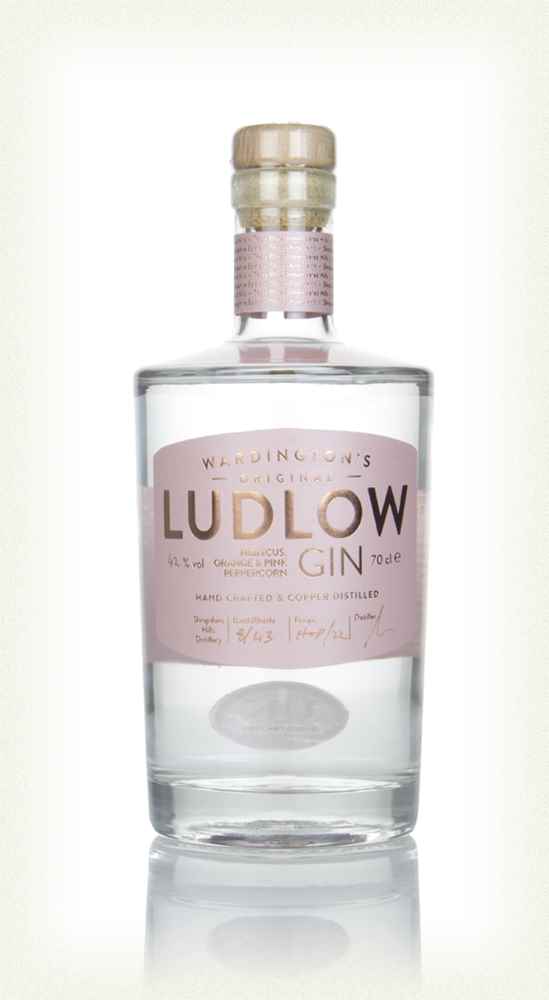Wardington's Ludlow Gin - Hibiscus, Orange & Pink Peppercorn Gin | 700ML