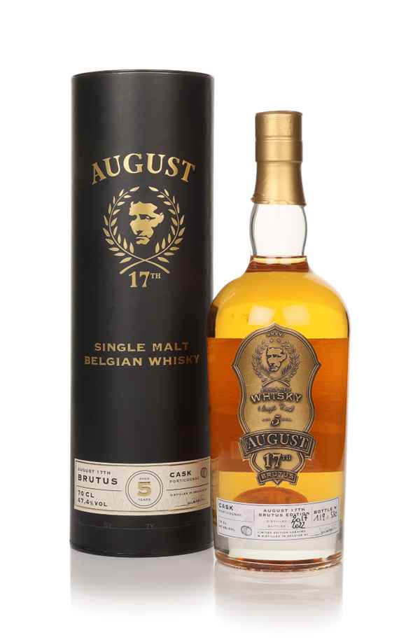 Wave 5 Year Old August 17th Brutus Single Malt Belgian Whisky | 700ML