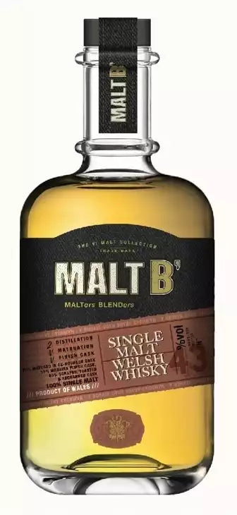 Malt B' Single Malt Welsh Whisky | 700ML