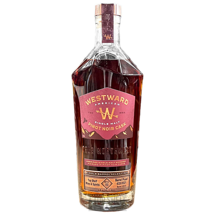 Westward Top Shelf Private Selection Pinot Noir Cask Single Barrel Selection 2021 Whiskey