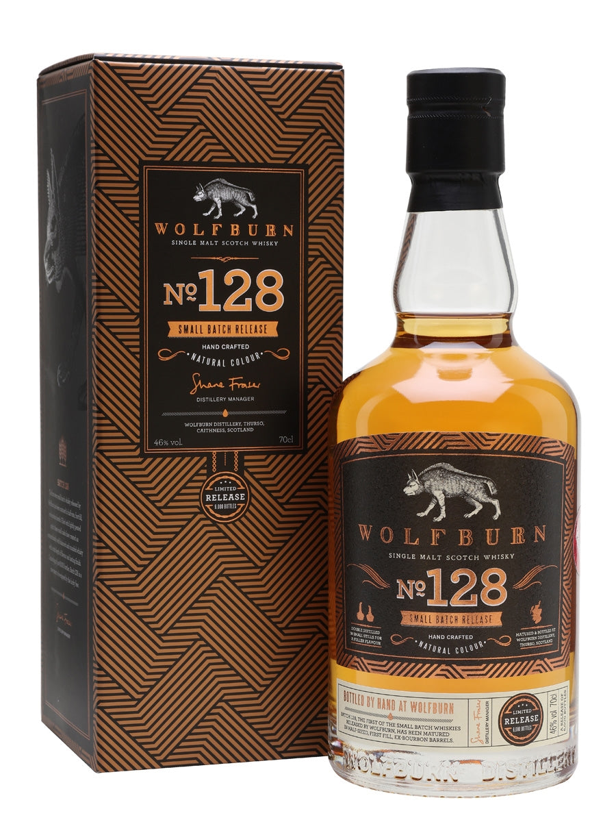 Wolfburn Batch No. 128 Highland Single Malt Scotch Whisky - CaskCartel.com