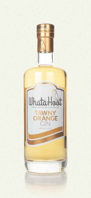 WhataHoot Tawny Orange Flavoured Gin | 700ML at CaskCartel.com