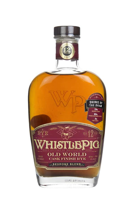 WhistlePig 12 Year Old - Old World (Drinks by the Dram) Rye Whiskey  at CaskCartel.com