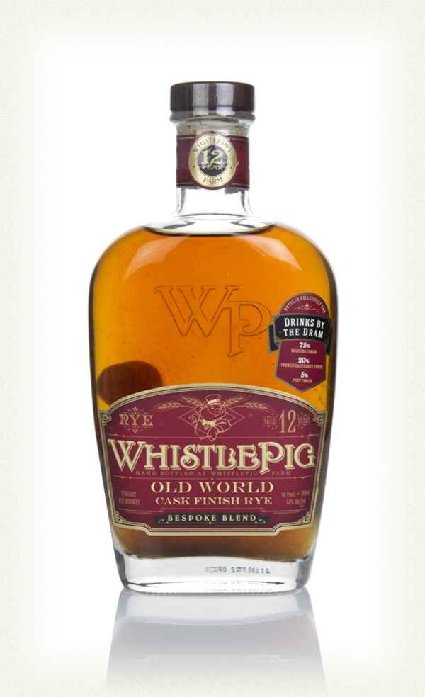 WhistlePig 12 Year Old - Old World (Drinks by the Dram) Rye Whiskey