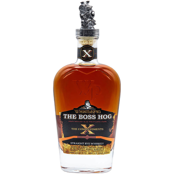 WhistlePig | The Boss Hog X |The Commandments Straight Rye Whiskey | 2023 Release
