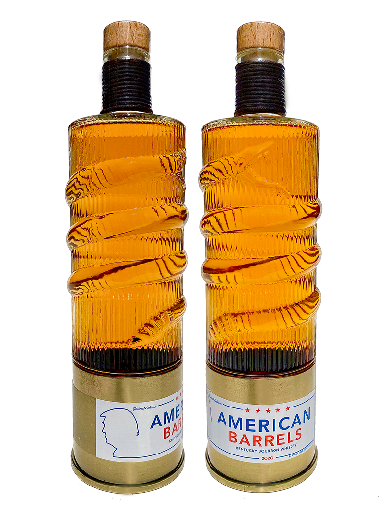 American Barrels | Presidential WHITE Label | 2020 Limited Edition | 2 Bottle Collectors Set | Bourbon Whiskey at CaskCartel.com