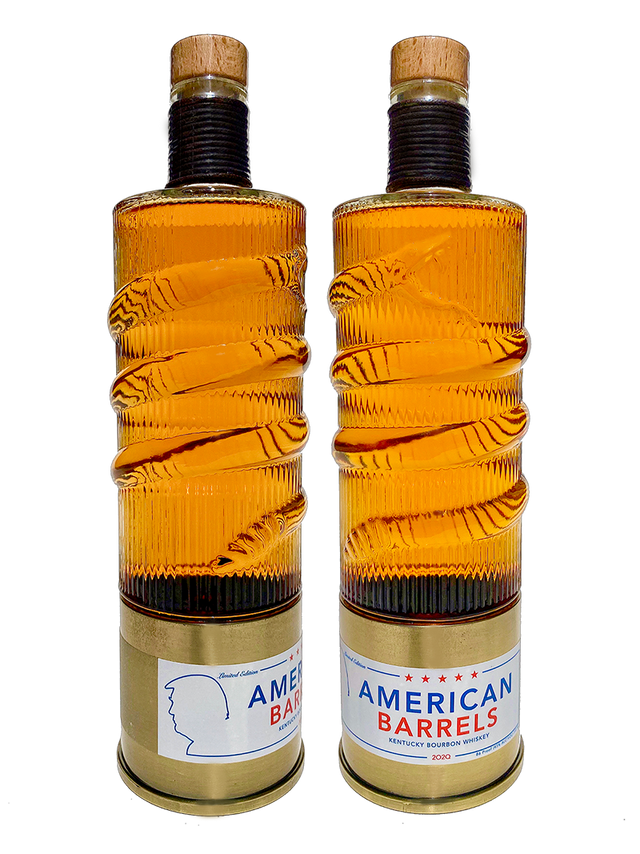 American Barrels | Presidential WHITE Label | 2020 Limited Edition | 2 Bottle Collectors Set | Bourbon Whiskey at CaskCartel.com